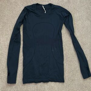 lululemon athletica Dark blue  Long Sleeve Top